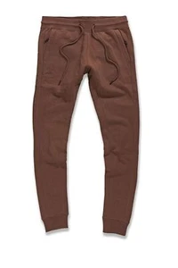 Jordan Craig Uptown Men's Jogger Pants Dark Chocolate 8820-DARK CHOCOLATE  - Picture 1 of 1