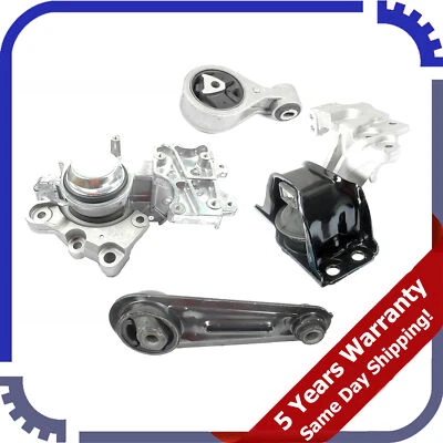 Front Motor,Trans Mount, Torque Strut Mount 4PCS for 2008-2015 Nissan Rogue 2.5L - Изображение 1 из 4