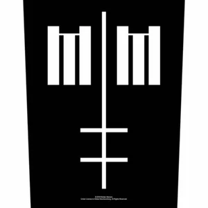 MARILYN MANSON cross logo 2018 GIANT BACK PATCH 36 x 29 cms OFFICIAL MERCHANDISE - Picture 1 of 3