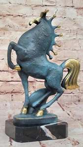 Vintage Inspired Tang Horse Bronze Sculpture Milo`s Craftsmanship Decor Gift NR - Picture 1 of 10