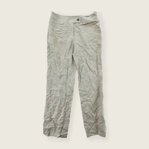 Jones New York Pants Womens Size 6 Beige Flat Front Linen Rayon NEW - Picture 1 of 7