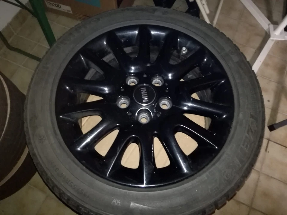 4x Aluräder Winter Mini Cooper D Victory Spoke braun/schwarz - Bild 1 von 1