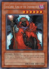 YuGiOh Lich Lord, King of the Underworld - FOTB-EN062 - Secret Rare - 1st Editio