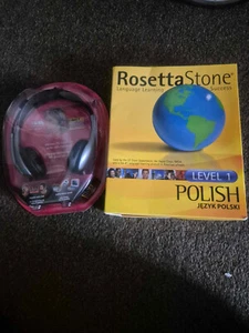 Rosetta Stone level one Polish plus headset - Picture 1 of 1