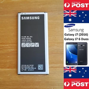Samsung J7 2016 / J7 6 Duos Original Battery EB-BJ710CBE 3300mAh Local Seller! - Photo 1 sur 12