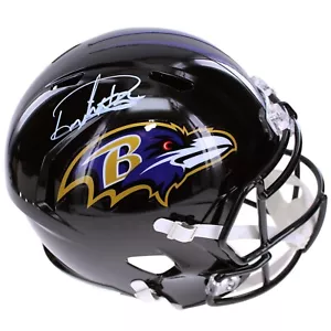 Casco velocità Derrick Henry autografato Baltimore Ravens full size firmato BAS COA - Foto 1 di 5