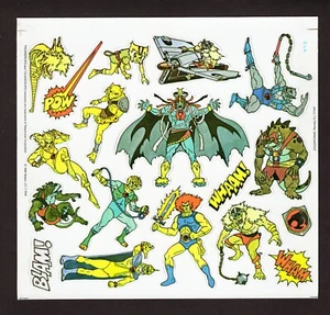 Thundercats Stickerbogen für das Colorforms Adventure Set 1986 - Bild 1 von 2