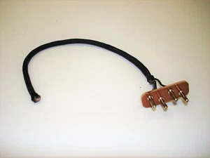 4 Zinken Stecker mit 6" verdrahteten gelöteten Kabelbaum für American Flyer Lokomotiven - Bild 1 von 1