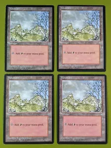 Mountain (341) x4 Ice Age 4x Playset Magic the Gathering MTG - Picture 1 of 1