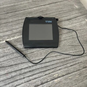 Topaz SignatureGem T-LBK766-BHSB-R 4X5 USB/Serial Signature LCD Tablet + Stylus - Picture 1 of 12