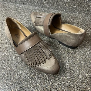 G.H.Bass & Co BASS Flats Shoes Women's 7 M Slip On Comfort Casual Brown Leather - Picture 1 of 10