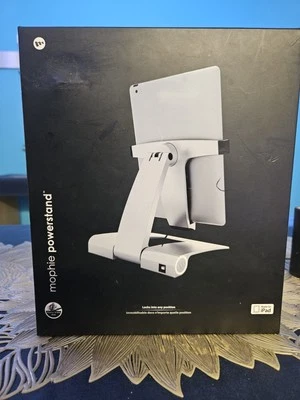 MOPHIE POWERSTAND ADJUSTABLE CHARGING STATION FOR IPAD 1, IPAD 2, IPAD 3. NEW  - Image 1 of 4