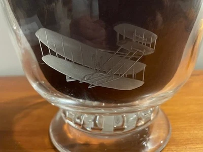 1942 Antique Steubin  "TRANSPORTATION" Bowl - 7.5" diameter and 6" in height.  - Image 1 of 4