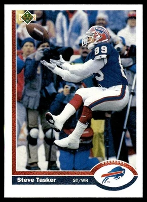 1991 Upper Deck Steve Tasker Buffalo Bills #199 - Image 1 of 2