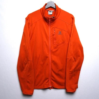 Chaqueta Salomon Discovery Cremallera Completa Capa Media Naranja Para Hombre Talla Grande  Foto 1 de 4