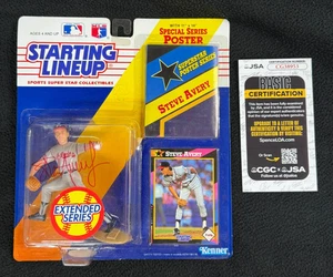 Steve Avery Signed Atlanta Braves 1992 Starting Lineup Figure JSA COA - Picture 1 of 4