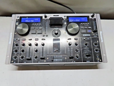 Numark iCDMIX2 Dual 2 Channel CD iPod DJ Controller Integrated Mixer. - Image 1 of 4