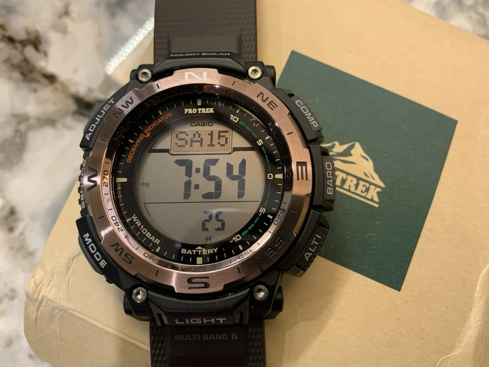 Casio PRO TREK PRW-3400Y-5JF Triple Sensor, Solar, MultiBanda6 Nuevo Diseño✅ Foto 1 de 1