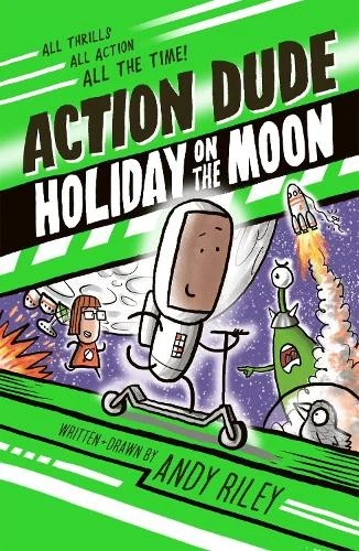 Andy Riley Action Dude Holiday on the Moon (Poche) Action Dude - Photo 1/1