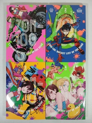 Zom 100: Bucket List of the Dead Manga Vol 1-4 English Kotaro Takata Haso Aso - Image 1 of 4