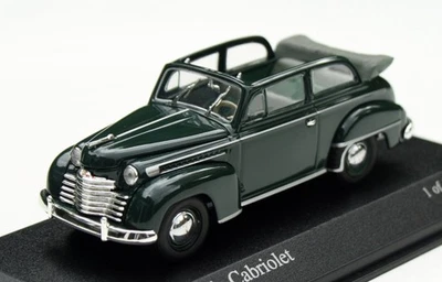 Opel Olympia '51 Cabriolet Anno 1951-1953, Atlantikgrün, Modello Minichamps 1:43 - Immagine 1 di 4