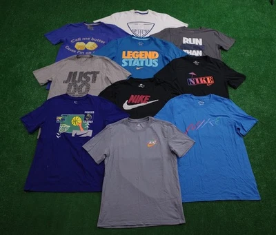 Lot of 10 Nike Dri Fit Men's Size Small The Nike Tee Graphic T-Shirt - Image 1 of 3