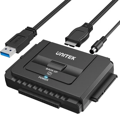 Unitek USB 3.0 to IDE and SATA Converter External Type-A Hard Drive Adapter  - Image 1 of 4