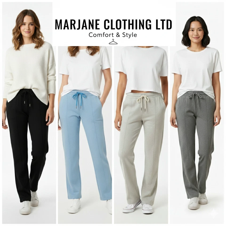 WOMENS FLEECE JOGGING PANTS TRACKSUIT BOTTOMS TROUSERS JOGGERS PIN TUNK PANTS UK - Image 1 of 1