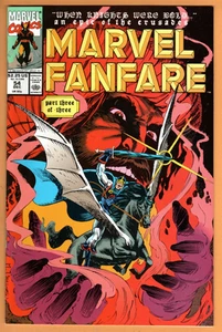Marvel Fanfare #54 Featuring Black Knight & Wolverine, Near Mint Minus Cond! - Picture 1 of 2