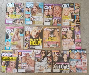 Britney Spears 13 Magazine Clippings Covers & Articles Lot! - Picture 1 of 1