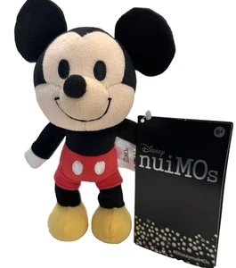 Disney Parks nuiMOs Mickey Mouse bewegliche Plüschpuppe 6 1/3 Zoll Höhe Neu mit Etikett Alter 6+ - Bild 1 von 4