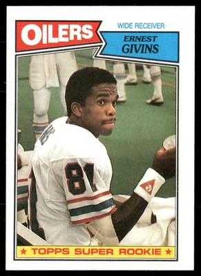 1987 Topps #310 Ernest Givins RC - Image 1 of 2