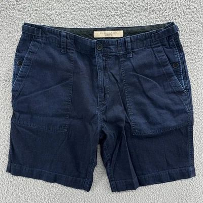 Pantalones Cortos de Golf Burberry Brit Para Hombres 32 Azul Militar Fatiga Algodón Chino Foto 1 de 4