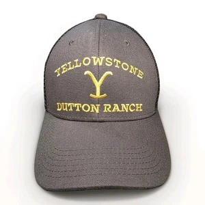 Gorra Yellowstone Dutton Ranch Snapback Paramount 2021 Spike gris amarillo malla - Imagen 1 de 13