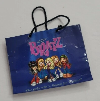 BOLSO DE COMPRAS BRATZ ACCESORIOS MUÑECA FM CRUISER 2002 AZUL SOLO CENTRO COMERCIAL DE REPUESTO Foto 1 de 3