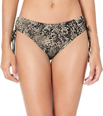 Traje de baño inferior de bikini fruncido lateral para mujer Calvin Klein 267334 talla XS Foto 1 de 2