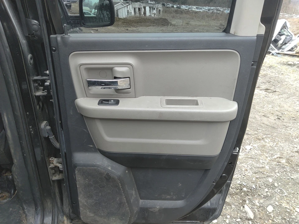 11 DODGE PICKUP 1500 Rear Door Trim Panel Passenger Right Gray Foto 1 de 1