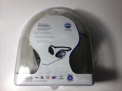 Micro Innovations Behind Neck Multimedia Wired Headset MM 745 H NEW in case - Image 1 of 4