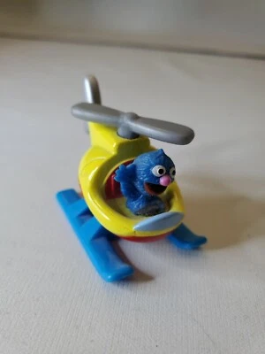 De colección 1997 Sesame Street Grovers Diecast Helicóptero Tyco Matchbox Preescolar Foto 1 de 4