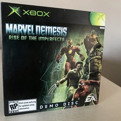 New W/Seal Marvel Nemesis Rise of the Imperfects DEMO DISC Microsoft Xbox 2005 - Image 1 of 4
