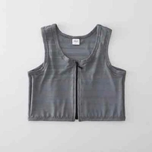 Front Bandage Chest Binder Zipper BreastBinder Tomboy Super Flat Breathable Vest - Picture 1 of 24