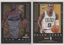 2013-14 Panini Pinnacle Team Green Artist Proof /25 John Wall Rajon Rondo #12