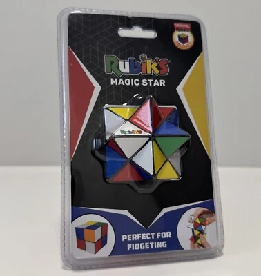 Rubiks Cube Magic Star Puzzle Solving Mind Game Brain Teaser Toy New Sealed - Image 1 of 2