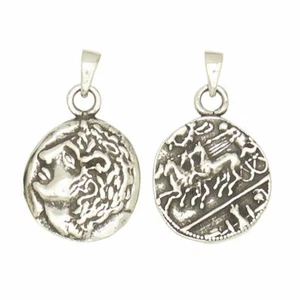 Apollo Phoebus Greek God Sun Music Olympian Pewter Pendant Charm Unisex Necklace - Picture 1 of 1