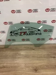 AUDI TT MK1 98-06 8N COUPE LEFT N/S PASSENGER SIDE FRONT WINDOW DOOR GLASS OEM - Picture 1 of 12
