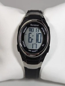 Armitron All-Sport Digital Day Date Alarm Timer WR 100 mm Silicone Band Watch - Picture 1 of 8