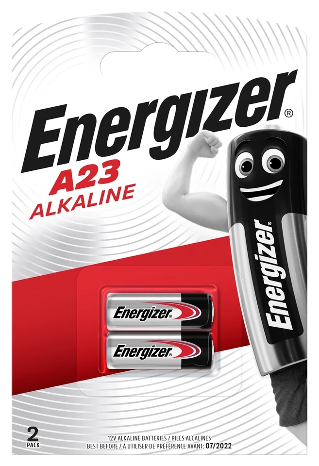 4 x Energizer A23 12V Batterie Knopfzelle MN21 L1028 LRV08 23GA 55mAh 2 x 2er - Bild 1 von 1