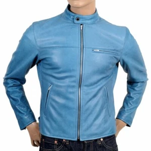 RMC Jeans mens leather jacket REDM4490 - Picture 1 of 4