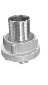 Storz Saugkupplung Sägezahnstutzen Aluminium PN16 Feuerwehr THW PVC-Schlauch - Bild 1 von 2