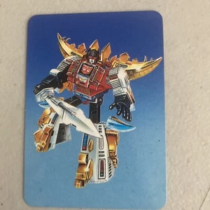 1985 Hasbro MILTON BRADLEY Transformers Action Cards Snarl #37 - Picture 1 of 6
